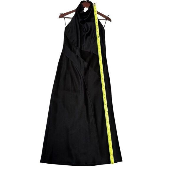 Halston Women's Black Midi Dress Size‎ 6 - Picture 6 of 9